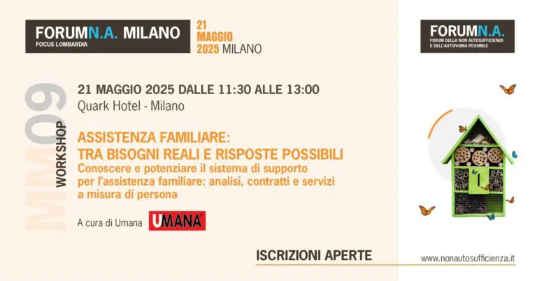 Società Dolce al Forum della Non Autosufficienza di Milano: esperienze e modelli per un’assistenza familiare più vicina ai bisogni